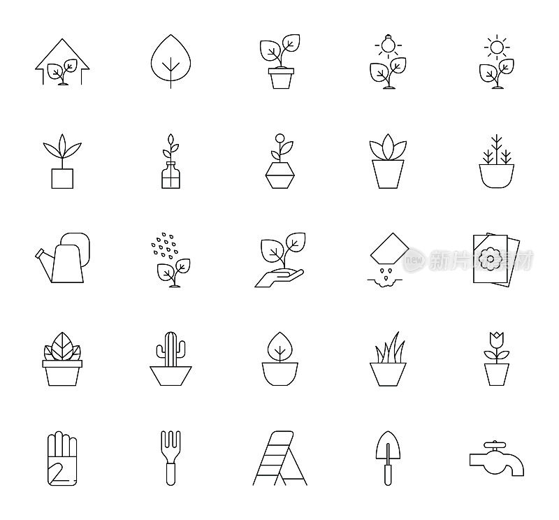 Home and Tools Icon Set
